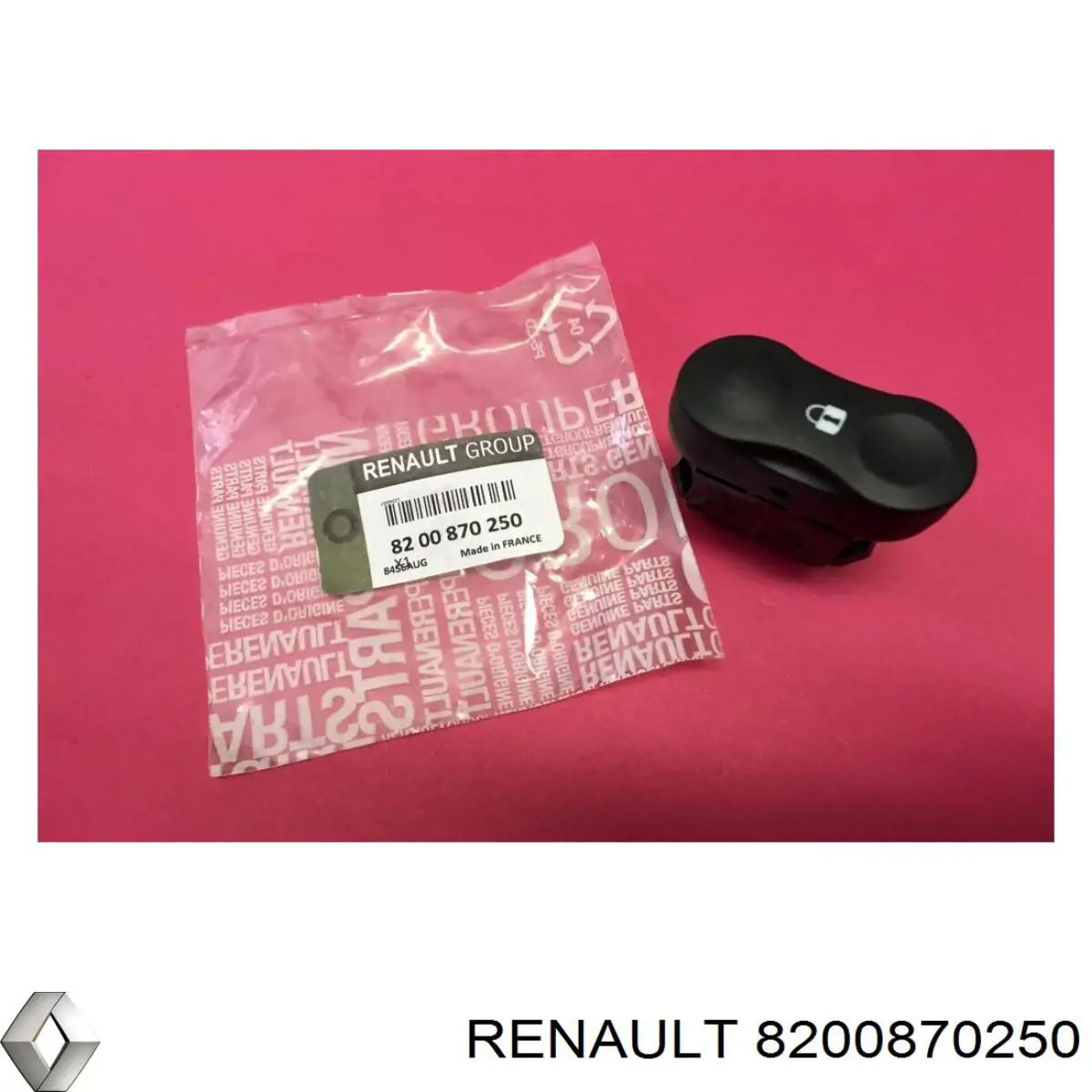 8200870250 Renault (RVI) Wyłącznik zamka centralnego