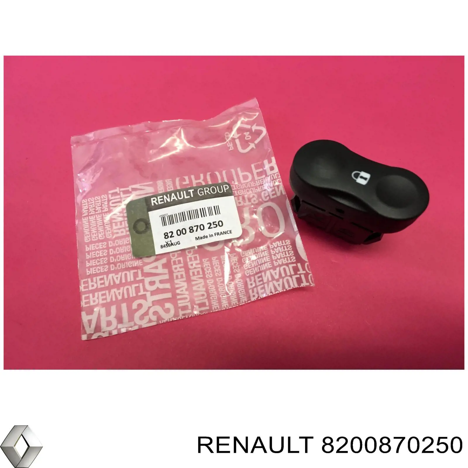 Wyłącznik zamka centralnego Renault (RVI) 8200870250 cena, od 9,27 USD