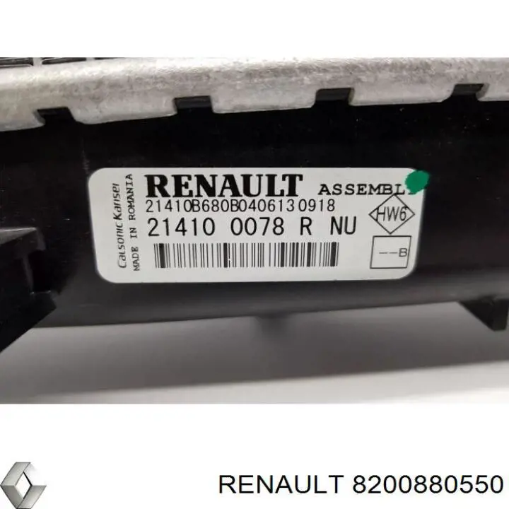 Do koszyka 8200880550 Renault (RVI) Chłodnica silnika