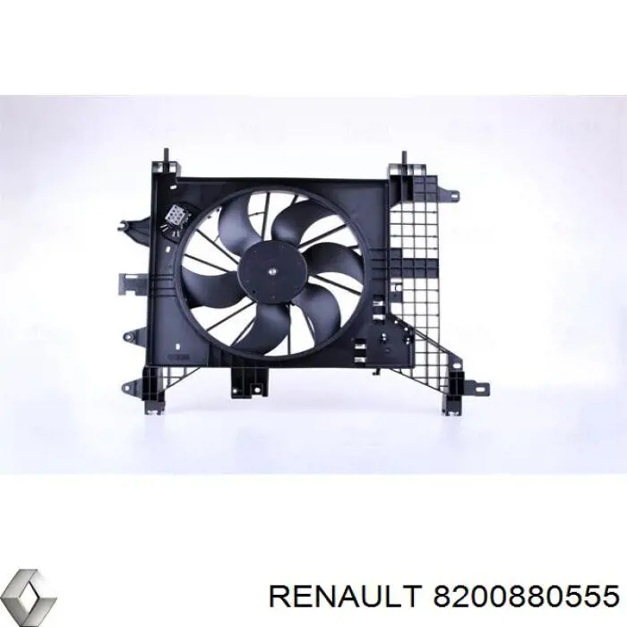 Dyfuzor chłodnicy, w komplecie z silnikiem i wirnikiem Renault (RVI) 8200880555 cena, od 114,07 USD