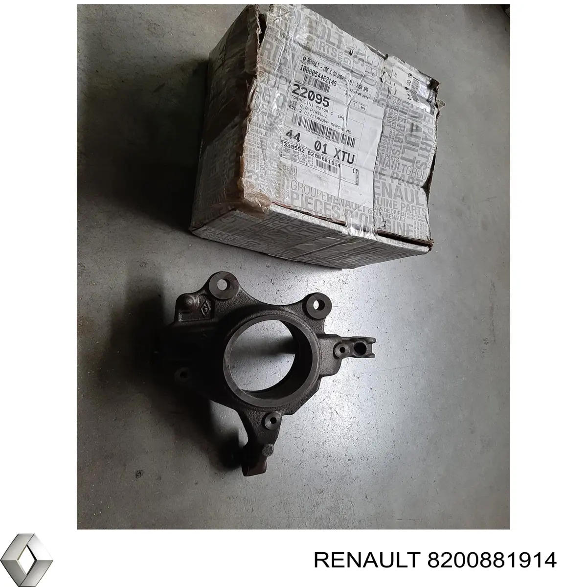 Czop (zwrotnica) przedni lewy Renault (RVI) 8200881914 cena, od 129,40 USD