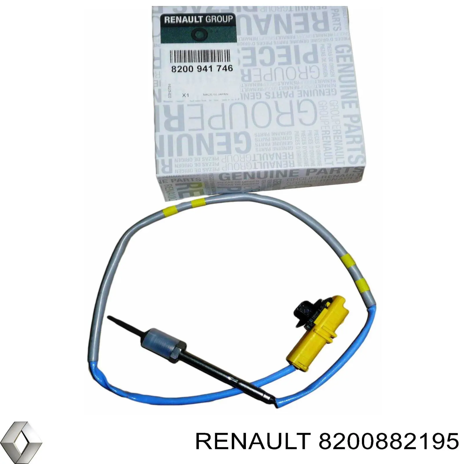 Czujnik temperatury spalin, przed turbiną Renault (RVI) 8200882195 cena, od 77,02 USD