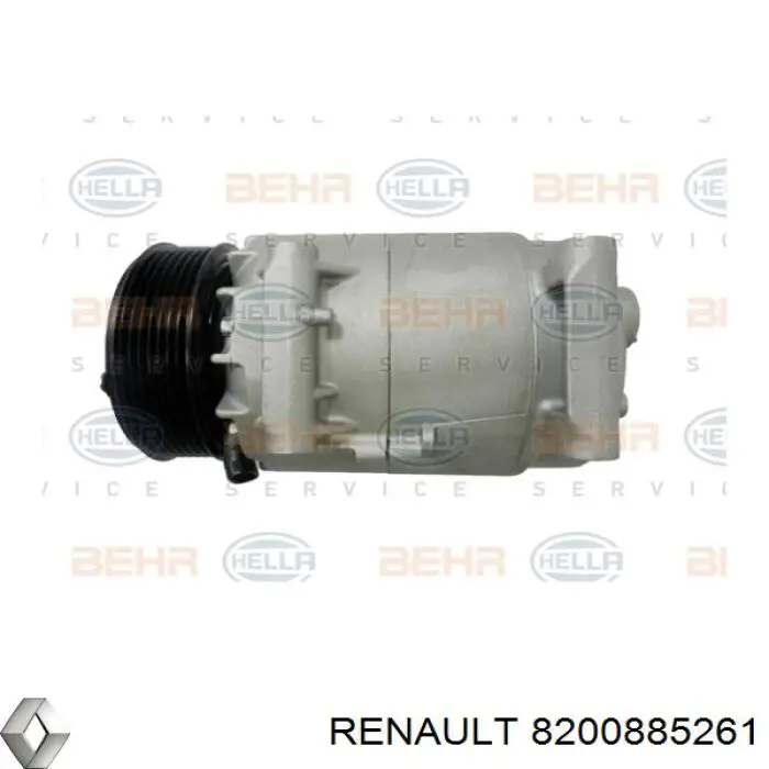 Do koszyka 8200885261 Renault (RVI) Sprężarka klimatyzacji