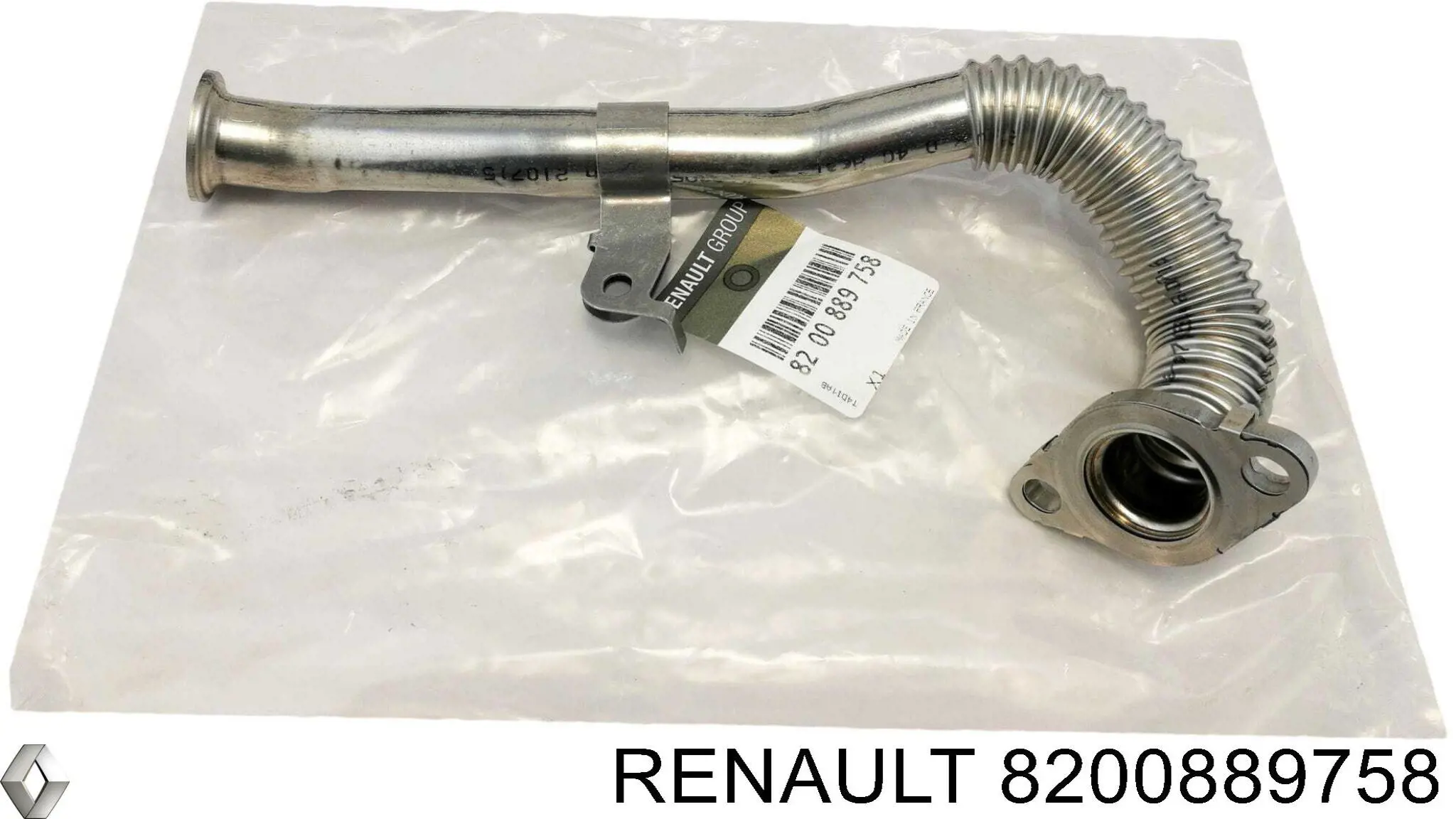 8200889758 Renault (RVI) Wąż (przewód) chłodnicy EGR, doprowadzenie