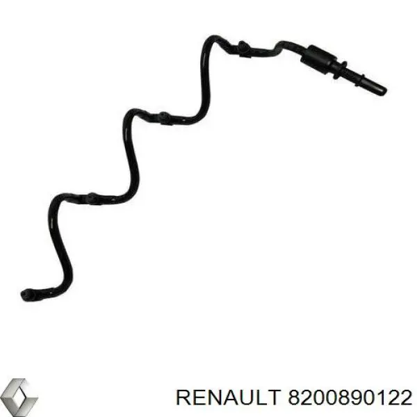 Do koszyka 8200890122 Renault (RVI) Rurka paliwa, zwrotna od wtryskiwaczy