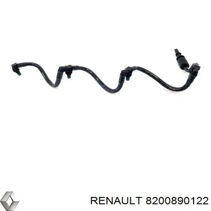 Do koszyka 8200890122 Renault (RVI) Rurka paliwa, zwrotna od wtryskiwaczy
