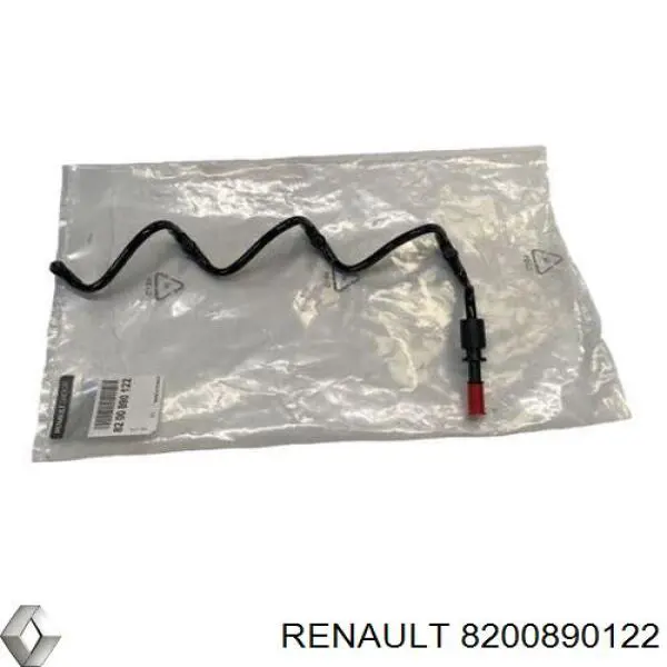 8200890122 Renault (RVI) Rurka paliwa, zwrotna od wtryskiwaczy