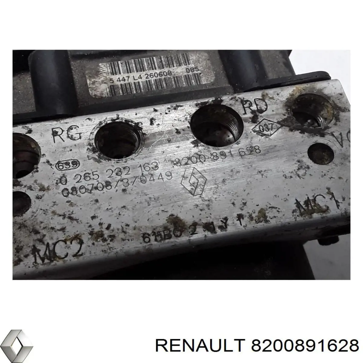 Do koszyka 8200891628 Renault (RVI) Sterownik ABS  hydrauliczny