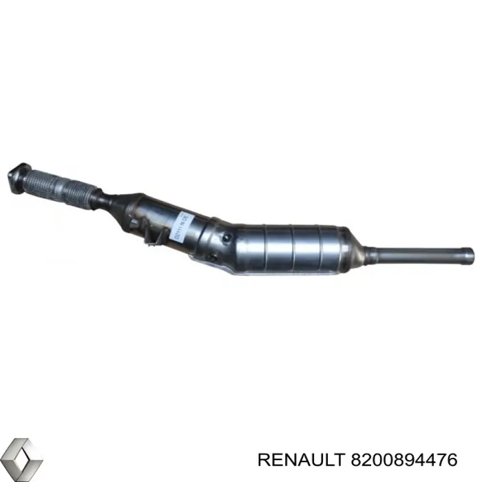 Filtr cząstek stałych układu wydechowego do Renault Clio III BR01, CR01