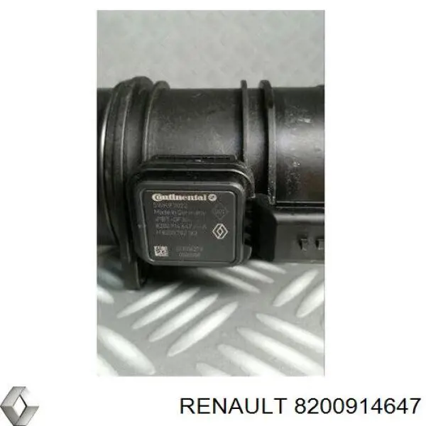 Do koszyka 8200914647 Renault (RVI) Czujnik przepływu powietrza, przepływomierz powietrza M.A.F.