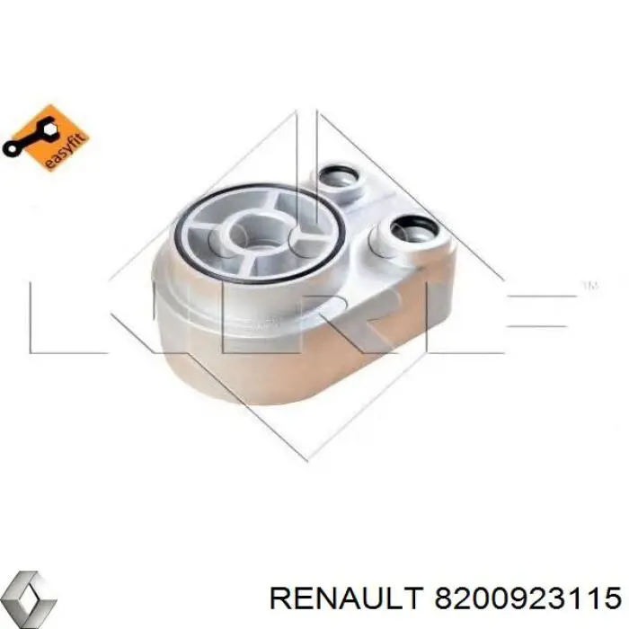 Chłodnica oleju, pod filtrem Renault (RVI) 8200923115 cena, od 46,74 USD