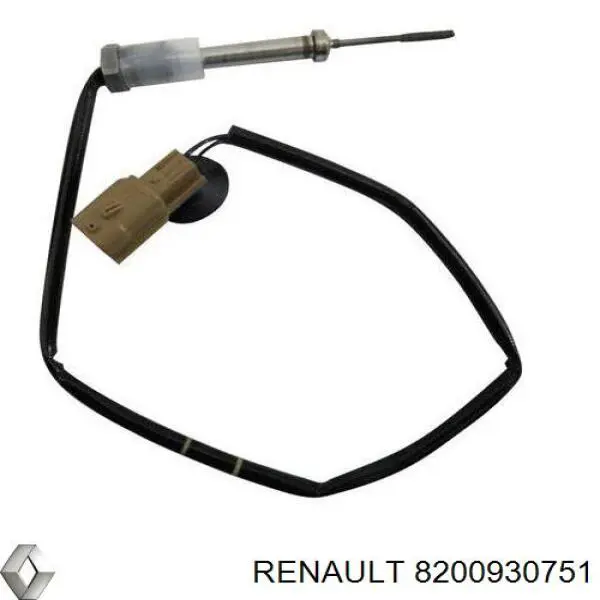 Do koszyka 8200930751 Renault (RVI) Czujnik temperatury spalin, przed turbiną