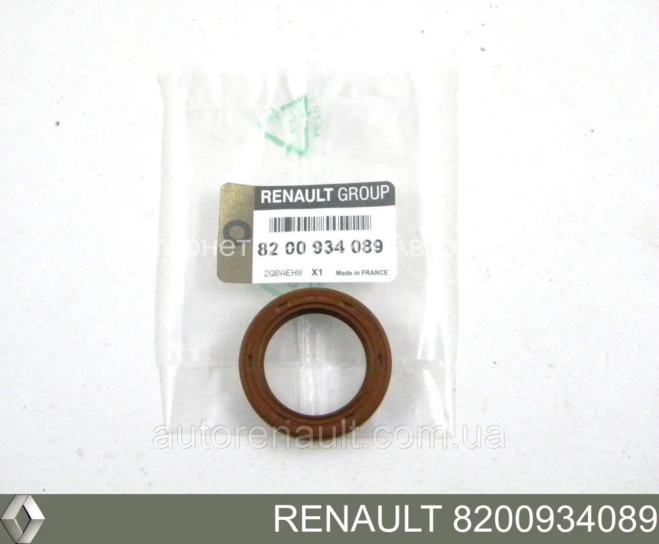 8200934089 Renault (RVI) uszczelniacz wałka rozrządu silnika