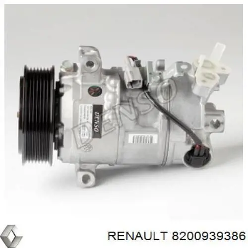 Sprężarka klimatyzacji 8200939386 Renault (RVI)