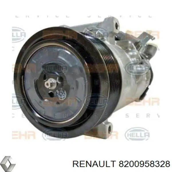 Do koszyka 8200958328 Renault (RVI) Sprężarka klimatyzacji