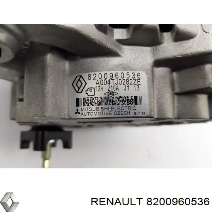 Do koszyka 8200960536 Renault (RVI) Alternator