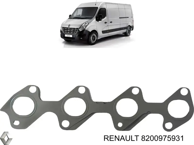 8200975931 Renault (RVI) Uszczelka kolektora wydechowego