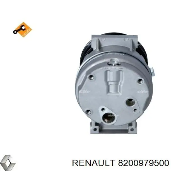 Do koszyka 8200979500 Renault (RVI) Sprężarka klimatyzacji