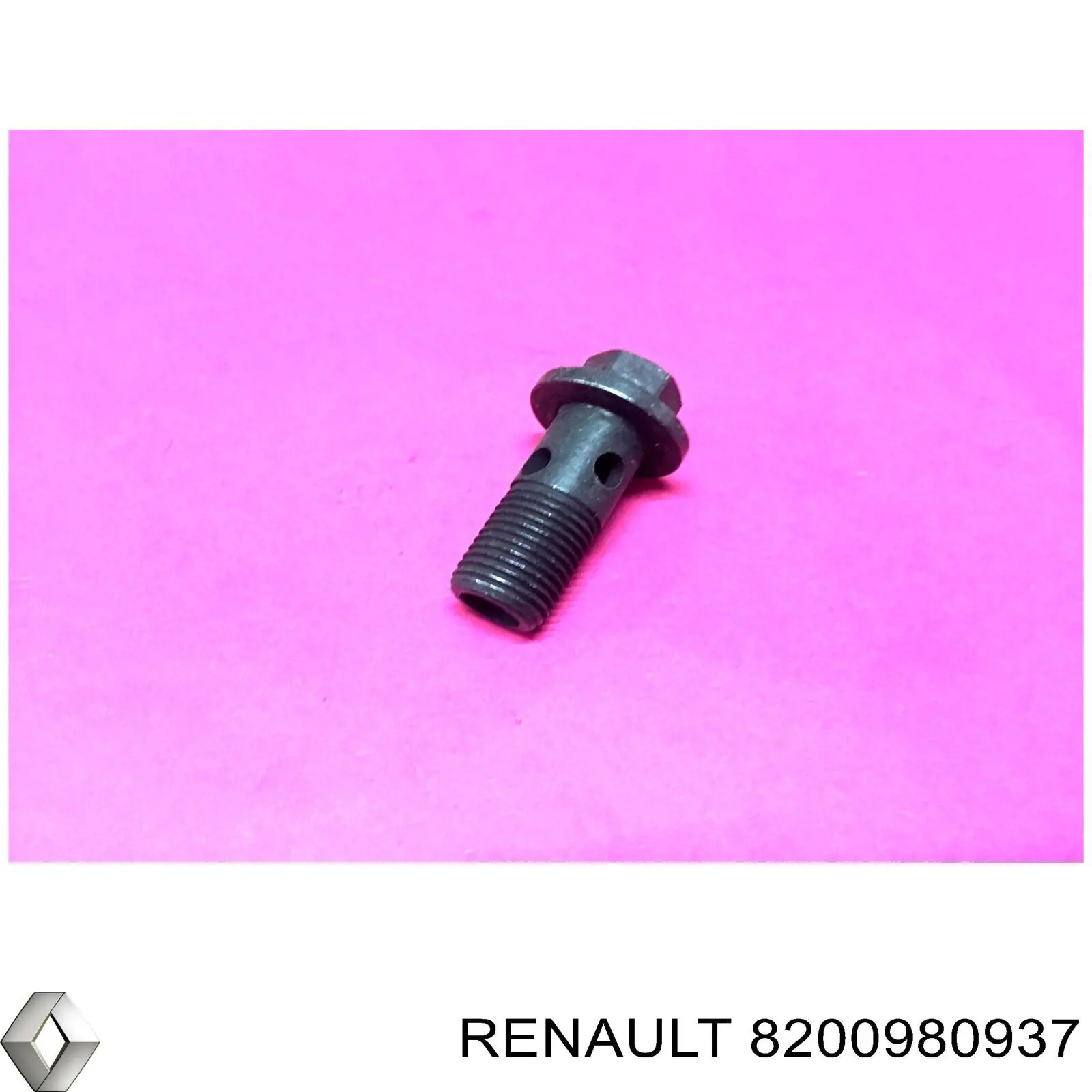 8200980937 Renault (RVI) Śruba rurki doprowadzającej olej do turbosprężarki