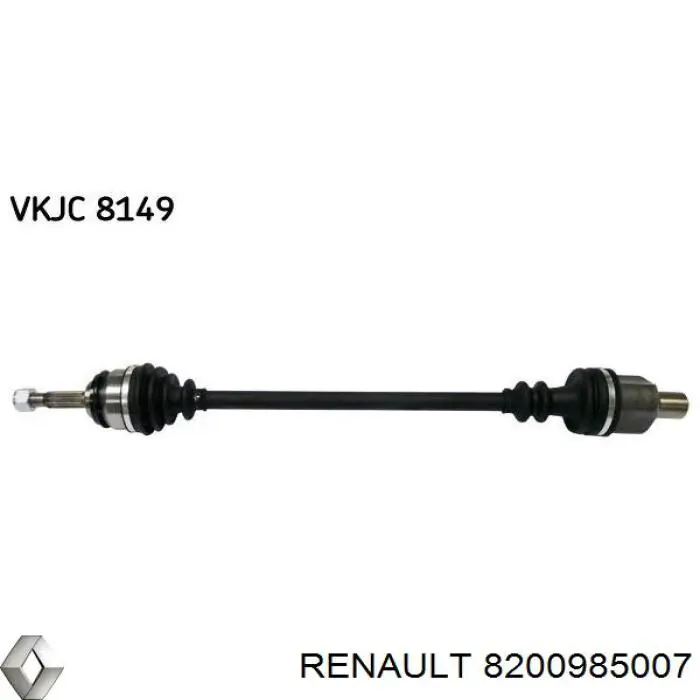 Półoś napędowa przednia prawa Renault (RVI) 8200985007 cena, od 71,61 USD