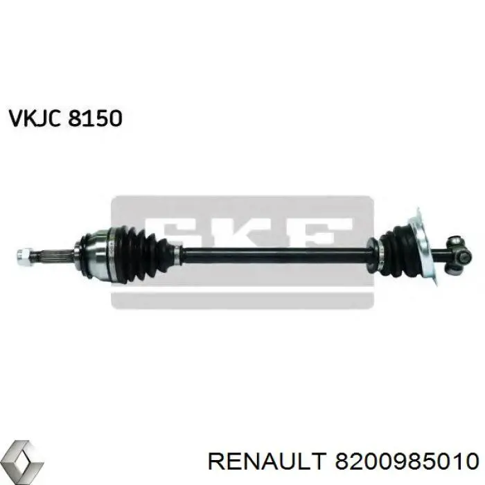 8200985010 Renault (RVI) Półoś napędowa przednia lewa