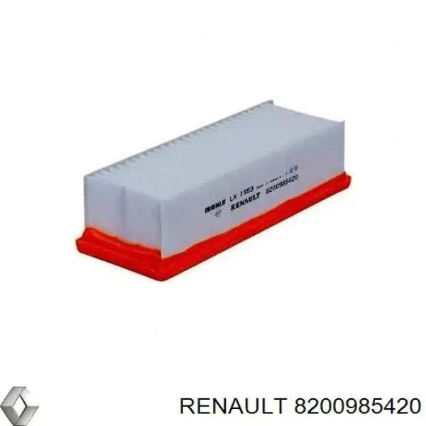 8200985420 Renault (RVI) Filtr powietrza