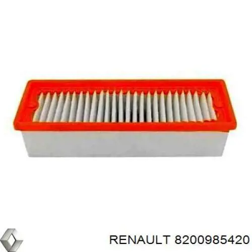 Filtr powietrza Renault (RVI) 8200985420 cena, od 10,19 USD