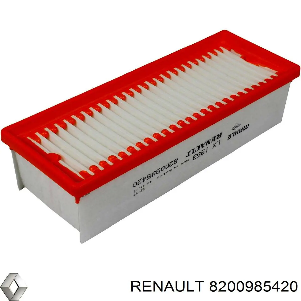 Do koszyka 8200985420 Renault (RVI) Filtr powietrza