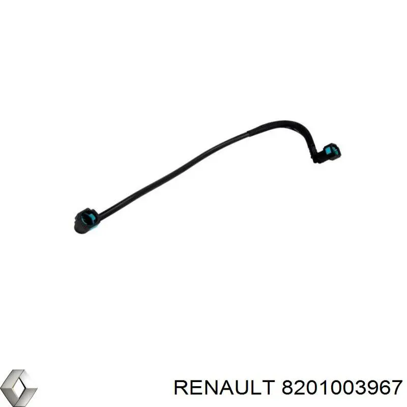8201003967 Renault (RVI) Rurka paliwa, zwrotna od wtryskiwaczy