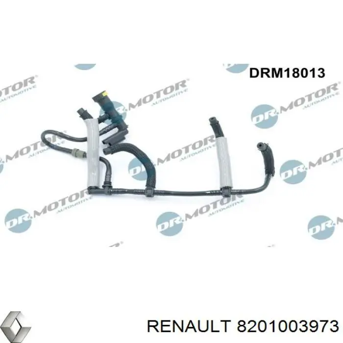 8201003973 Renault (RVI) Rurka paliwa, zwrotna od wtryskiwaczy