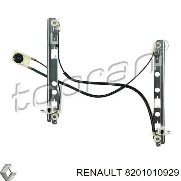 Mechanizm podnoszenia szyby drzwi przednich lewych Renault (RVI) 8201010929 cena, od 65,48 USD