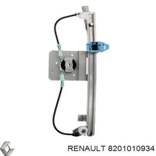 Mechanizm podnoszenia szyby drzwi tylnych prawych Renault (RVI) 8201010934 cena, od 59,59 USD