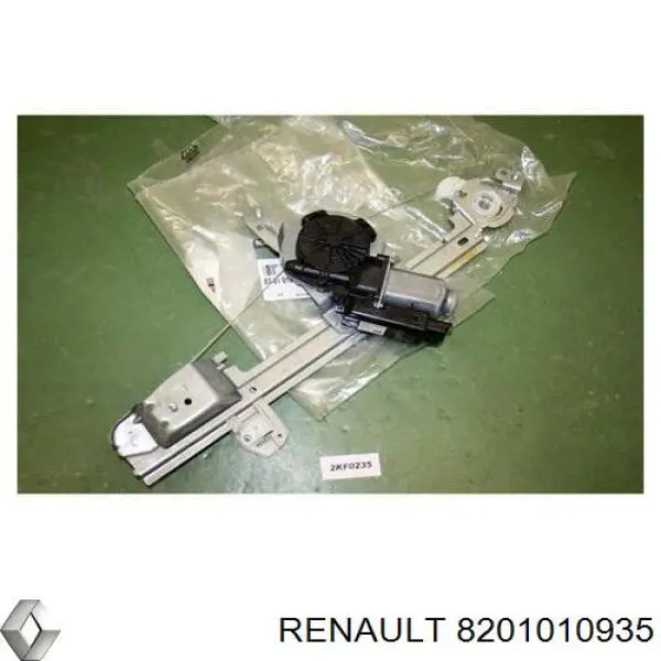 8201010935 Renault (RVI) Mechanizm podnoszenia szyby drzwi tylnych lewych