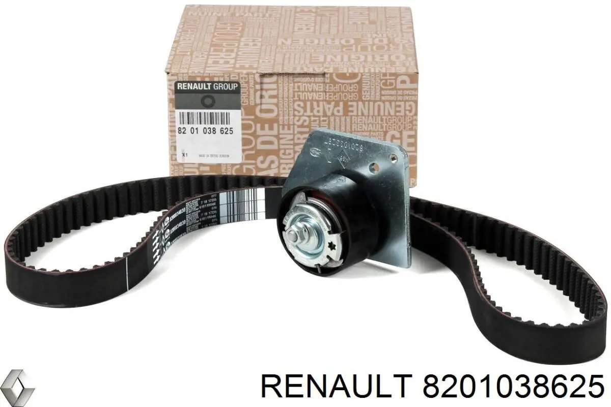 8201038625 Renault (RVI) Pasek rozrządu, zestaw