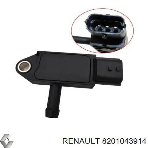 Czujnik ciśnienia spalin Renault (RVI) 8201043914 cena, od 43,62 USD