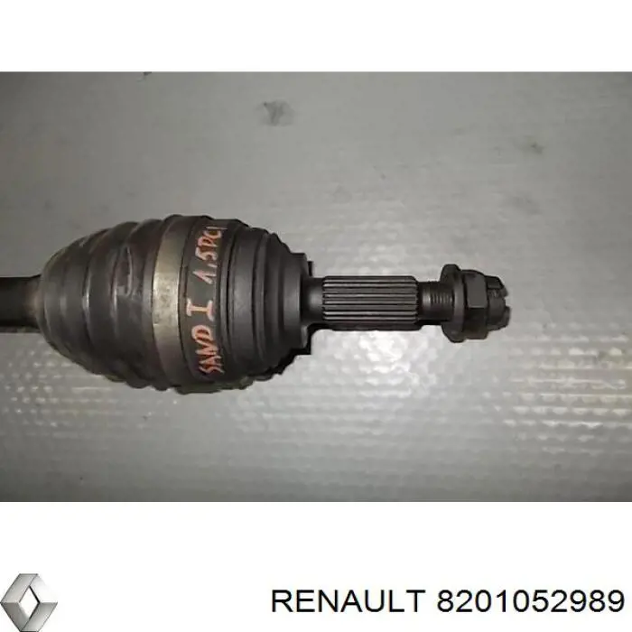 Półoś napędowa przednia prawa Renault (RVI) 8201052989 cena, od 51,08 USD