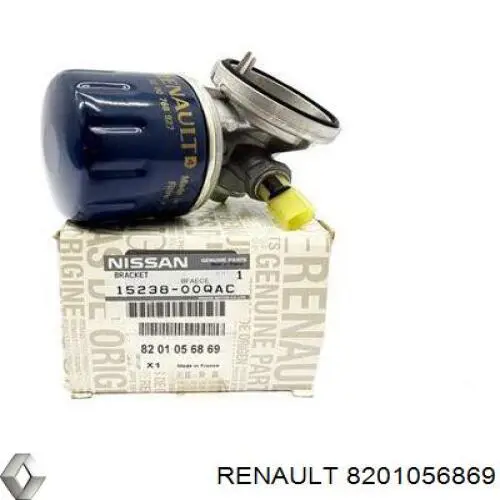 Obudowa filtra oleju Renault (RVI) 8201056869 cena, od 65,05 USD