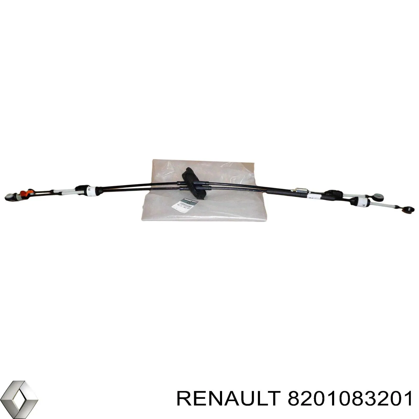 Do koszyka 8201083201 Renault (RVI) Linka dźwigni zmiany biegów podwójna