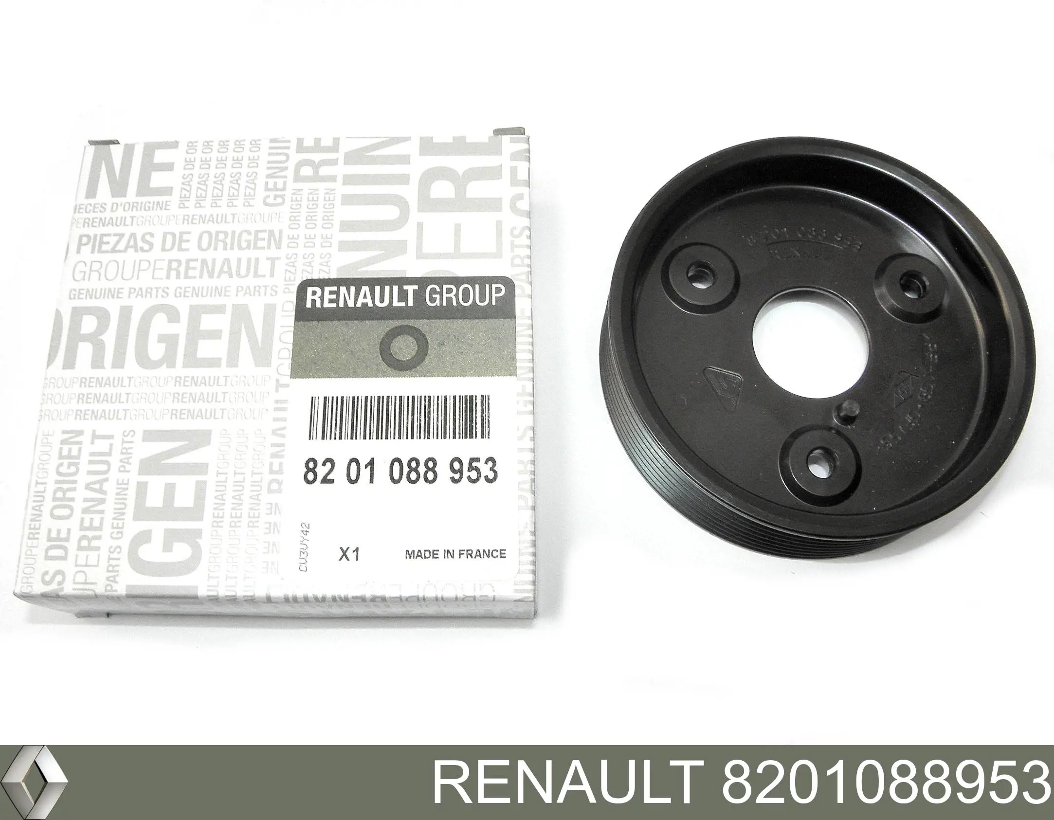 8201088953 Renault (RVI) Koło pasowe pompy wspomagania hydraulicznego