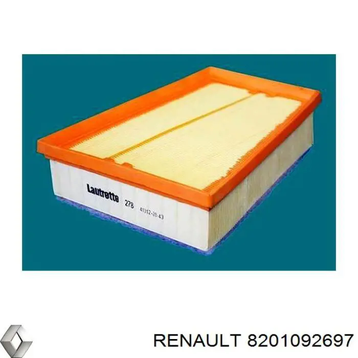 8201092697 Renault (RVI) Filtr powietrza
