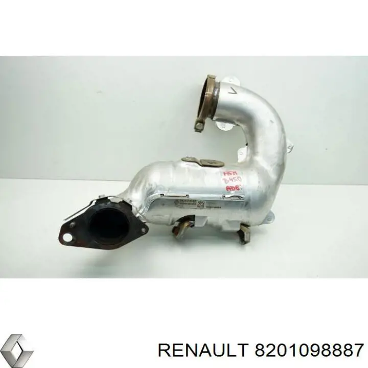 Do koszyka 8201098887 Renault (RVI) Konwerter-katalizator