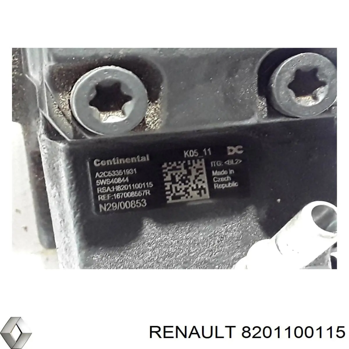 8201100115 Renault (RVI) Pompa wtryskowa wysokiego ciśnienia