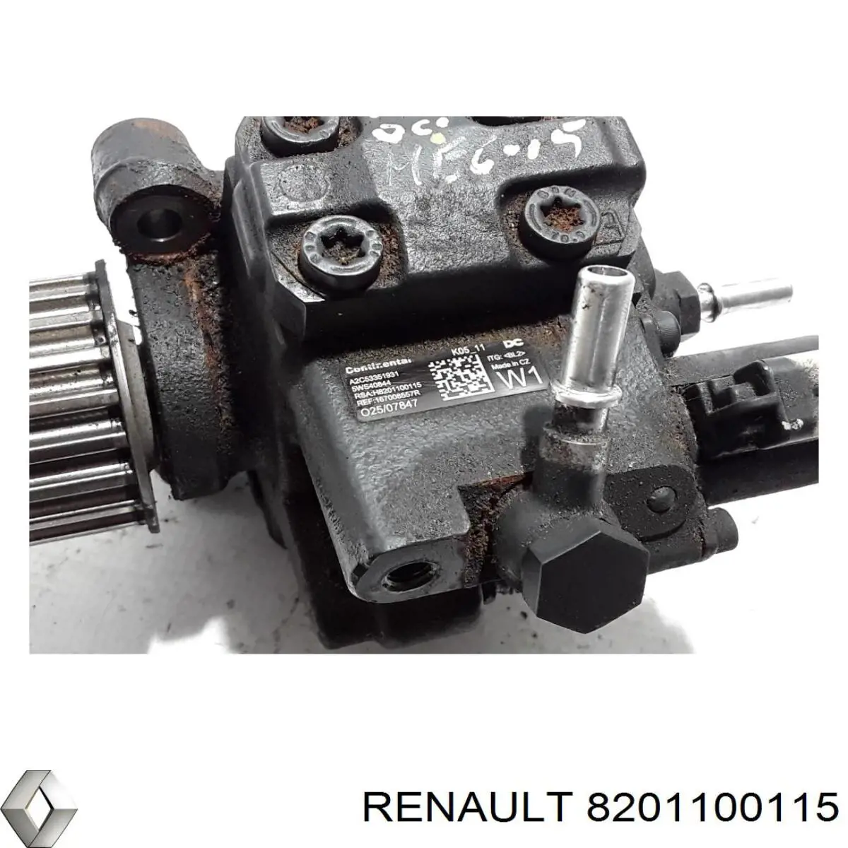 Pompa wtryskowa wysokiego ciśnienia Renault (RVI) 8201100115 cena, od 278,10 USD