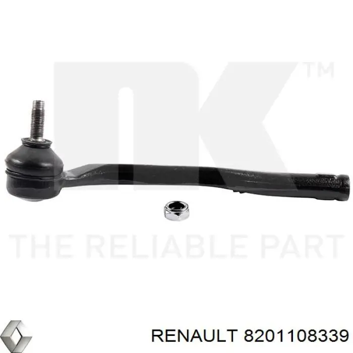 Końcówka drążka kierowniczego zewnętrzna Renault (RVI) 8201108339 cena, od 18,28 USD