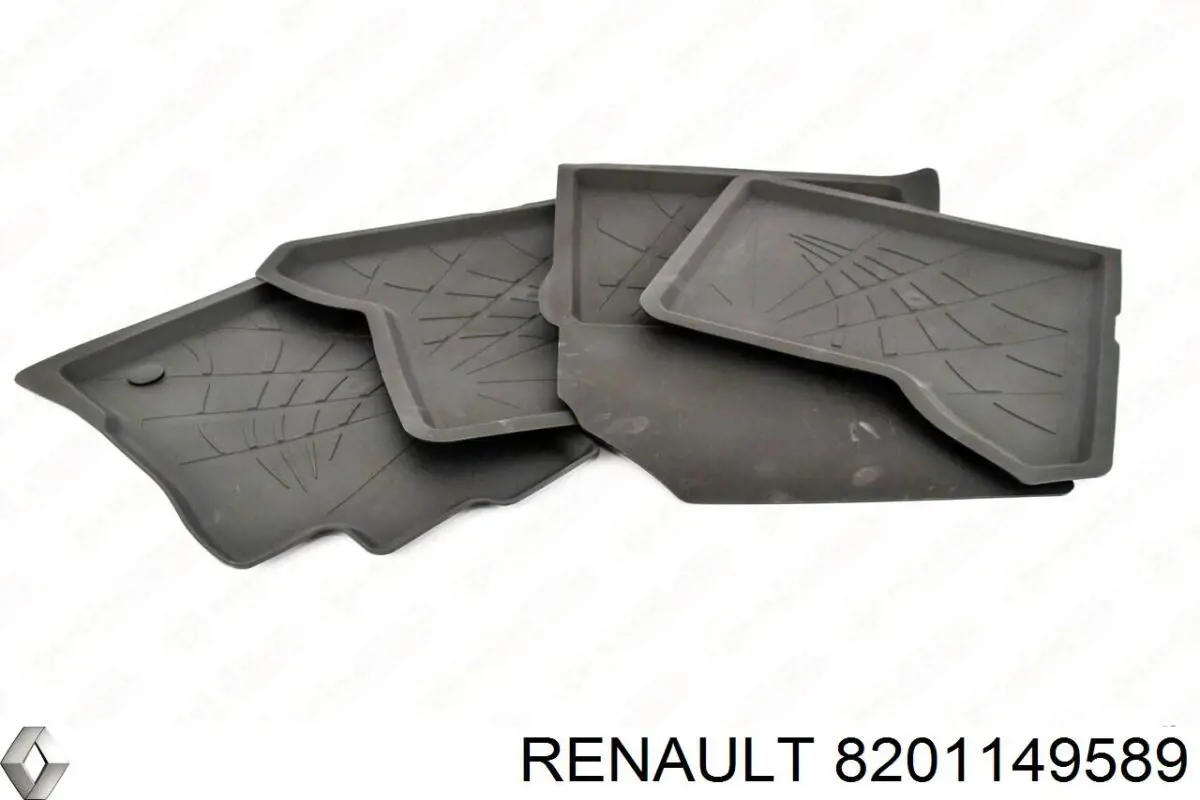 Dywaniki przód+tył, komplet Renault DOKKER minivan (FE) (2012 - 2026) cena, od 68,74 USD