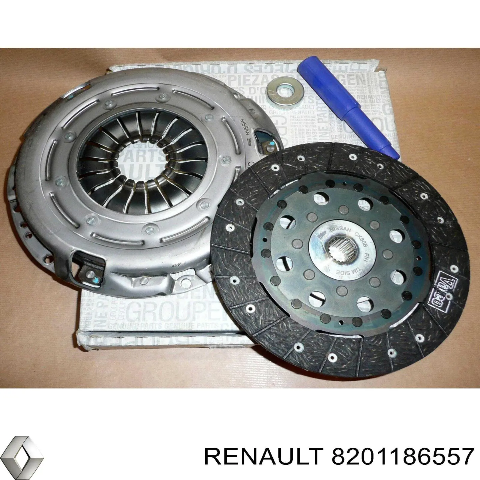 Zestaw sprzęgła (3 części) Renault (RVI) 8201186557 cena, od 130,53 USD