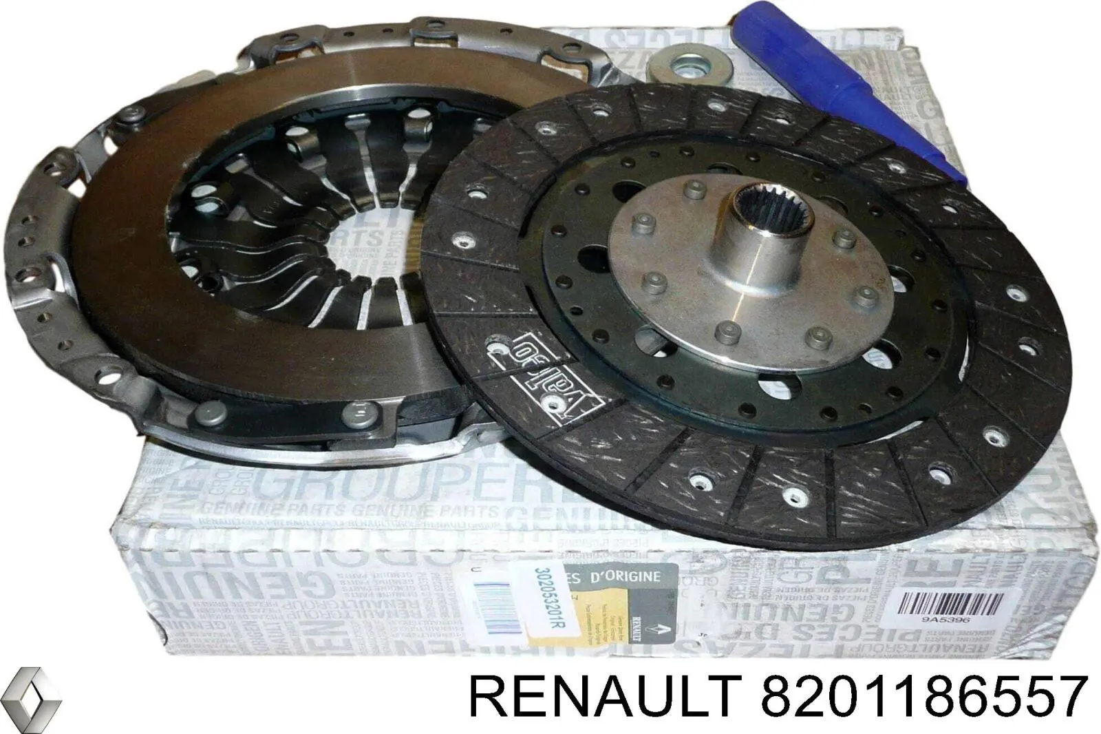 8201186557 Renault (RVI) Zestaw sprzęgła (3 części)