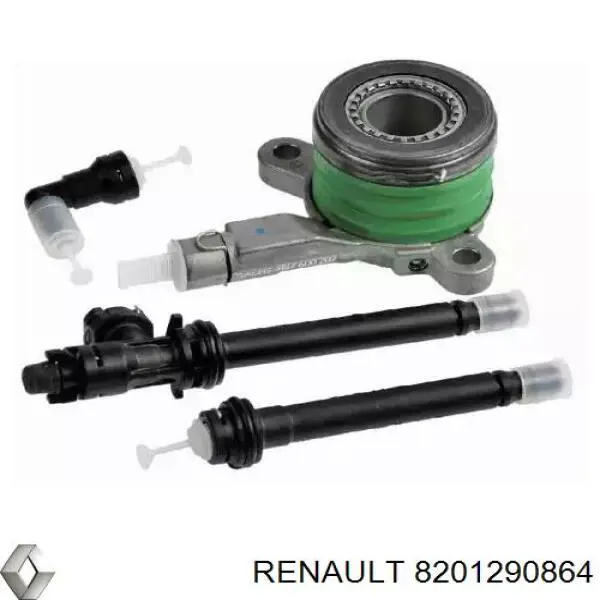8201290864 Renault (RVI) Cylinder roboczy sprzęgła (wysprzęglik) w komplecie z łożyskiem wyciskowym