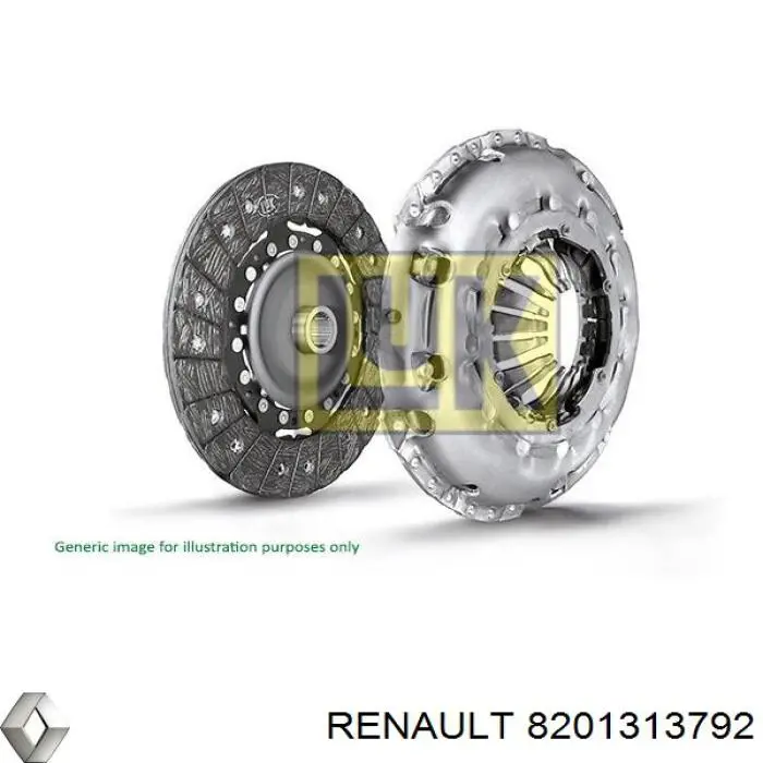 Tarcza sprzęgła Renault (RVI) 8201313792 cena, od 107,23 USD