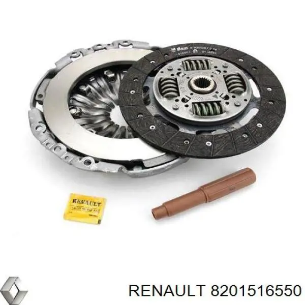 8201516550 Renault (RVI) Zestaw sprzęgła (3 części)